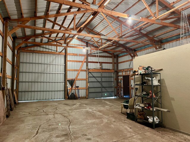 90520 Island Loop, Windemere Twp, MN 55783 - garage featuring metal wall