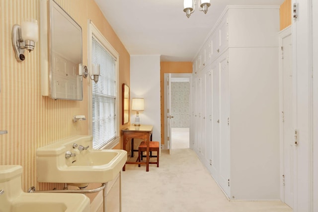 bathroom featuring sink