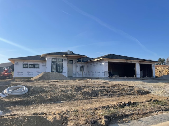 view of property under construction