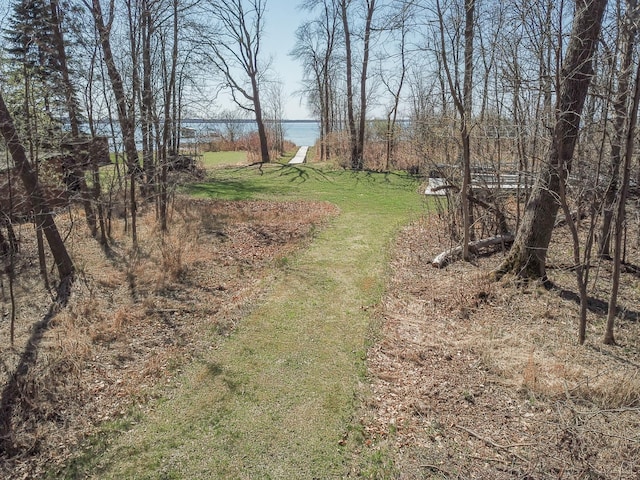 7983 County Road 127, Brainerd, MN 56401 - view of green lawn with a water view