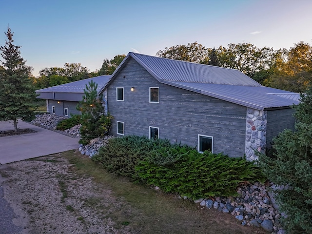 view of side of home