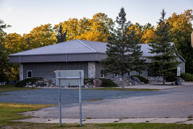 view of side of property