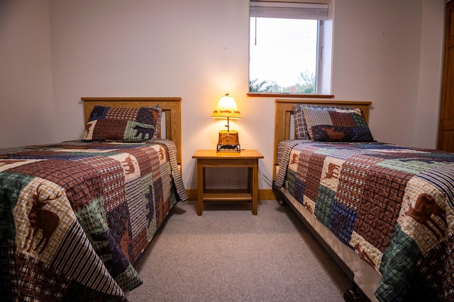 bedroom with carpet flooring