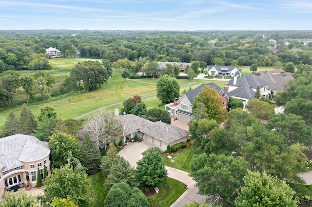 bird's eye view featuring a residential view