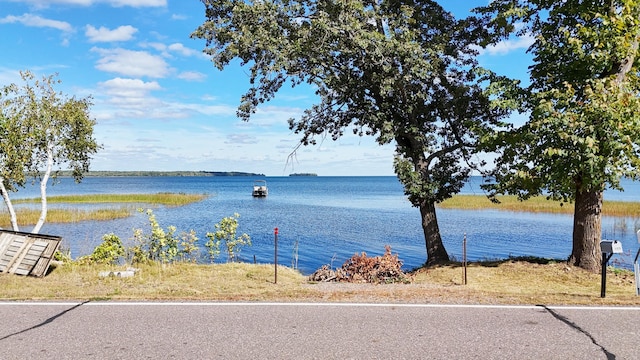 view of water feature