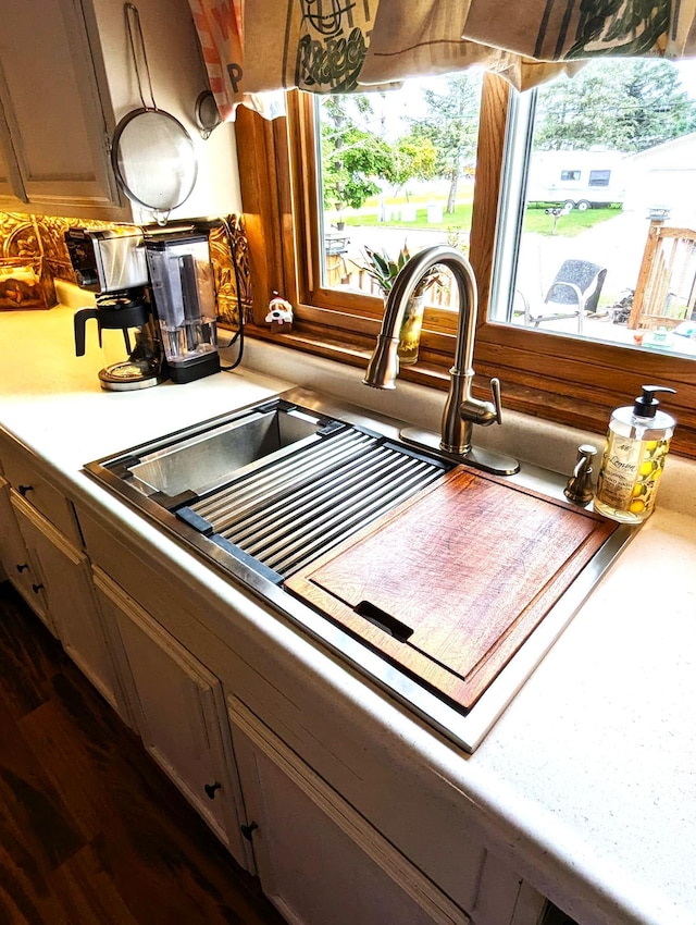 506 Ash Ave N, New Richland, MN 56072 - details with light countertops and a sink