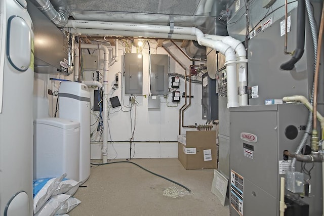 utility room with electric panel