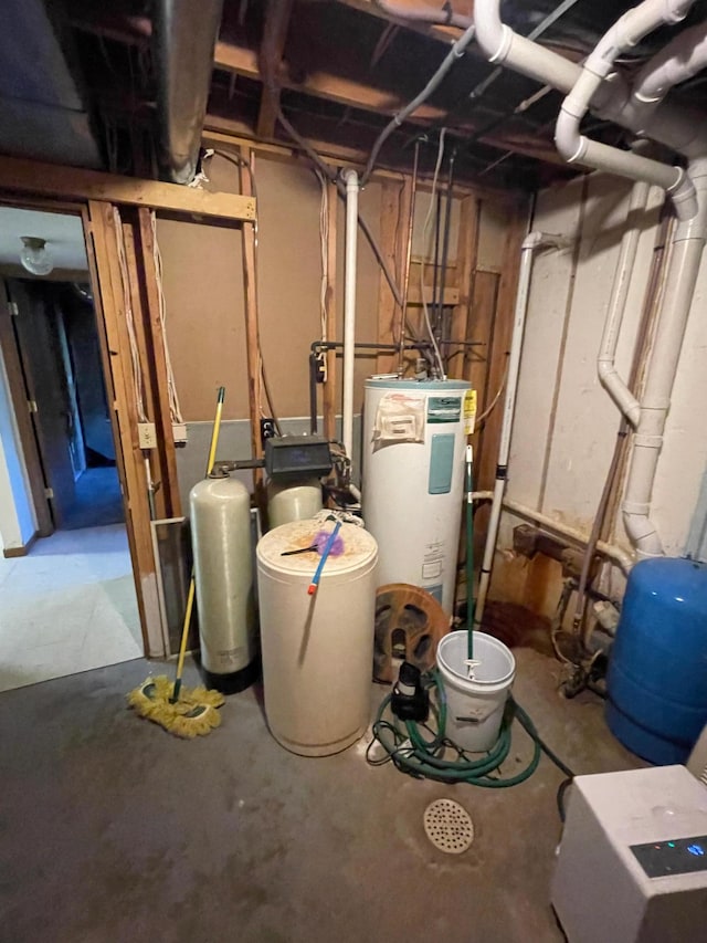 utilities featuring electric water heater