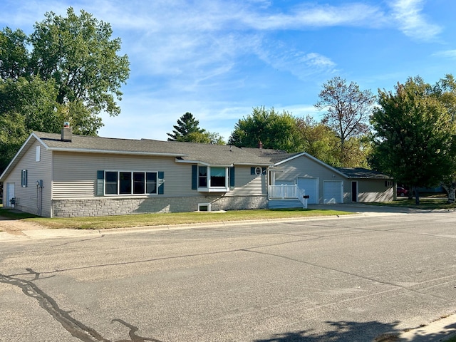 view of ranch-style home