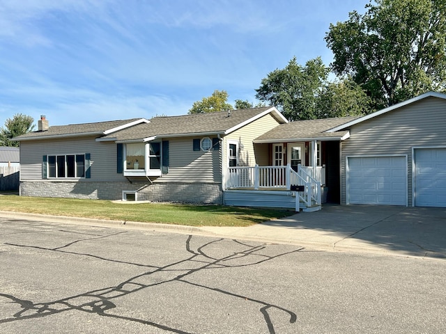 ranch-style house with a garage