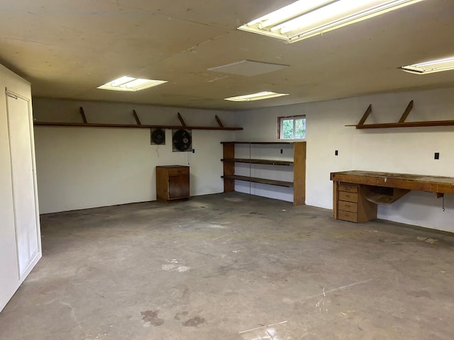 view of basement