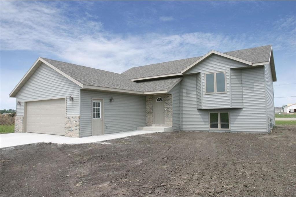 tri-level home with a garage