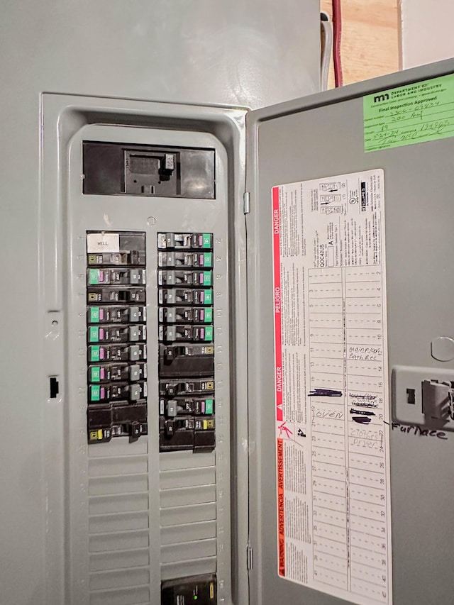 utilities with electric panel