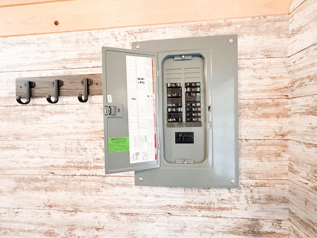 utility room featuring electric panel