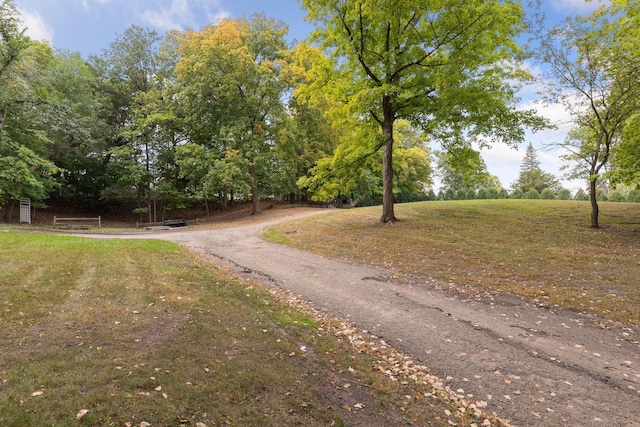 view of road