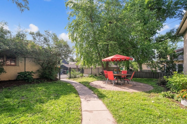 4837 11th Ave S, Minneapolis, MN 55417 - view of yard with a patio area
