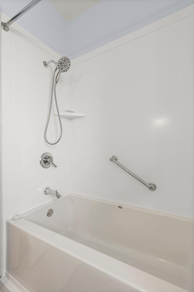 bathroom featuring shower / bath combination