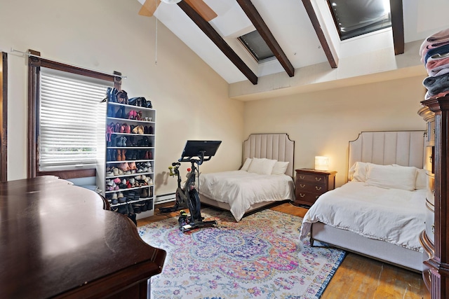 3017 James Ave S, Minneapolis, MN 55408 - bedroom featuring wood finished floors and ceiling fan