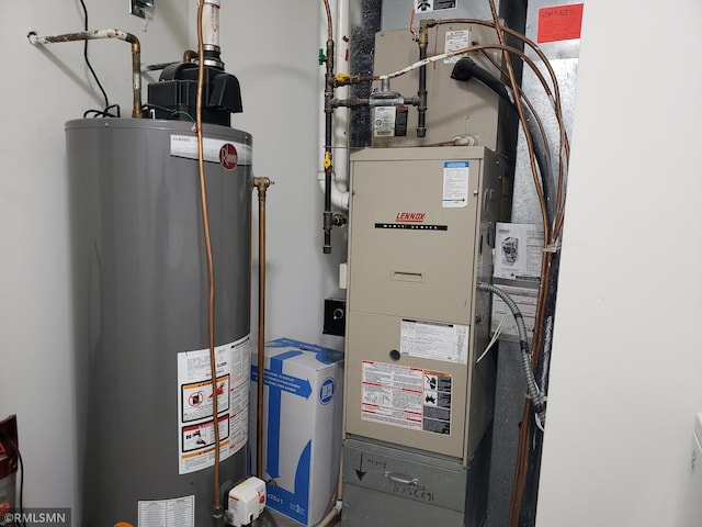 utilities with gas water heater