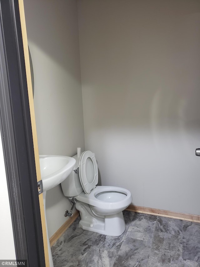 bathroom with toilet