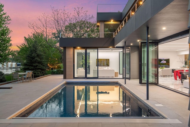 1225 Shoreline Dr, Orono, MN 55391 - outdoor pool with a patio area