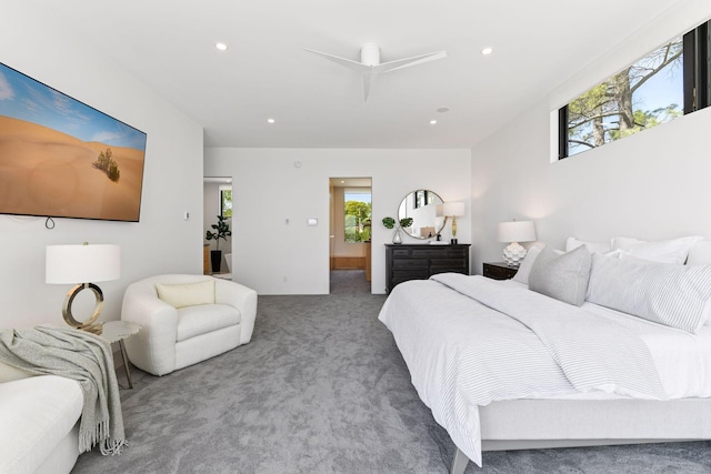 1225 Shoreline Dr, Orono, MN 55391 - carpeted bedroom featuring recessed lighting
