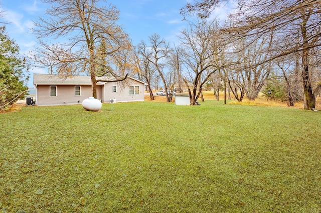 11421 Abby Ln NW, Alexandria, MN 56308 - view of green lawn featuring cooling unit