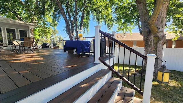 view of deck