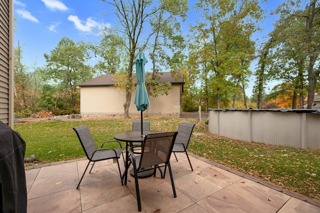 view of patio / terrace with grilling area