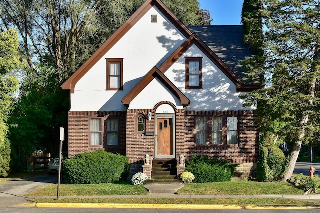 view of english style home