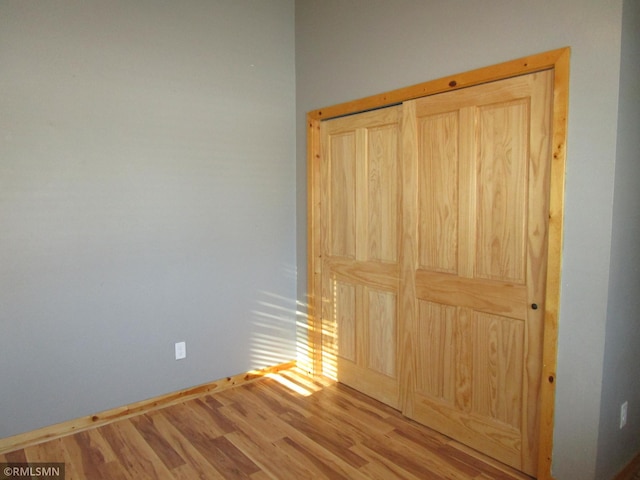 interior space featuring light hardwood / wood-style flooring