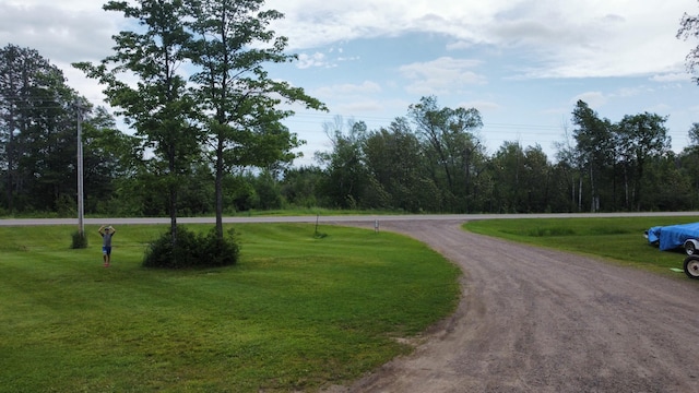 view of road