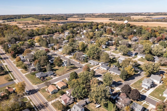 bird's eye view featuring a residential view