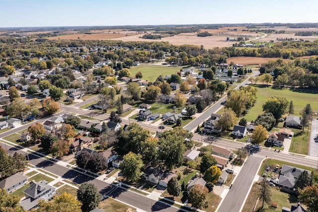 aerial view featuring a residential view