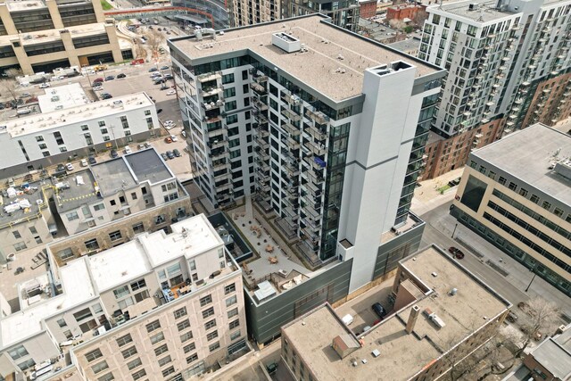 740 Portland Ave Unit 1207, Minneapolis, MN 55415 - drone / aerial view featuring a city view