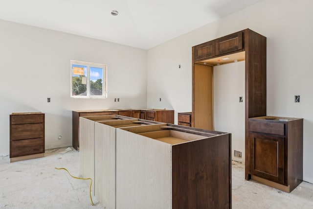 kitchen featuring a kitchen island