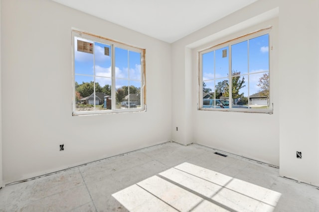 view of empty room