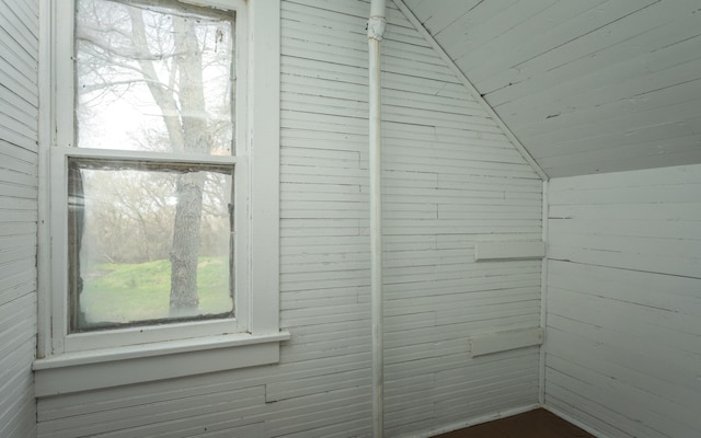 interior details with wood walls