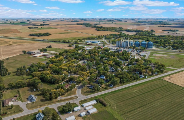 bird's eye view featuring a rural view