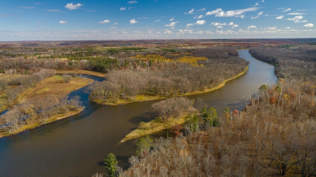 17453 Riverview Pl, Merrifield, MN 56465 - aerial overview of property's location featuring a large body of water