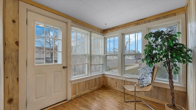 sunroom / solarium featuring a wealth of natural light