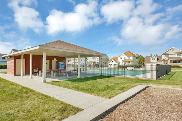 2008 11th St N, Sartell, MN 56377 - view of community with a residential view, a patio area, and a pool
