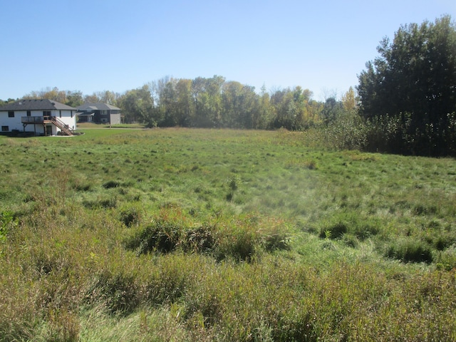 view of landscape featuring a rural view