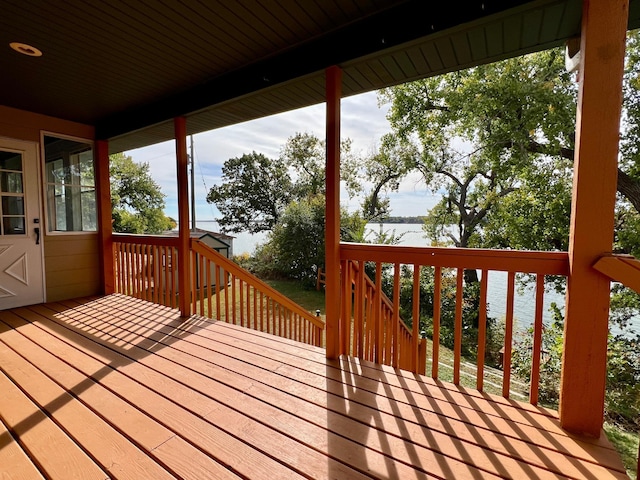 view of deck