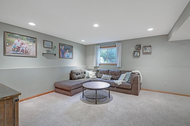 104 Craig Ln, Monticello, MN 55362 - living area with carpet and recessed lighting