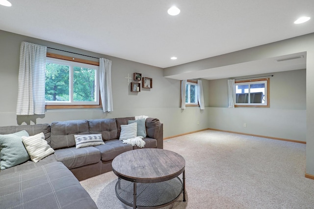 104 Craig Ln, Monticello, MN 55362 - carpeted living room featuring healthy amount of natural light and recessed lighting