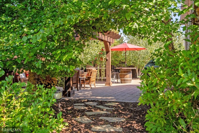 view of patio