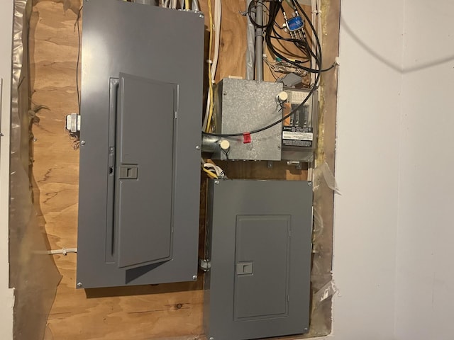 utility room featuring electric panel