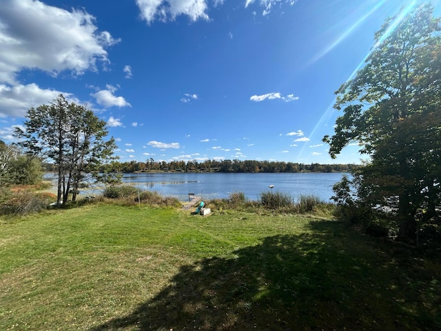 view of water feature