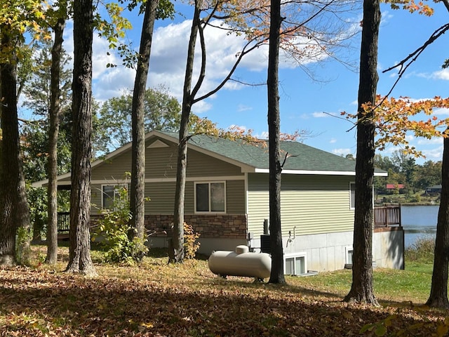 view of side of property